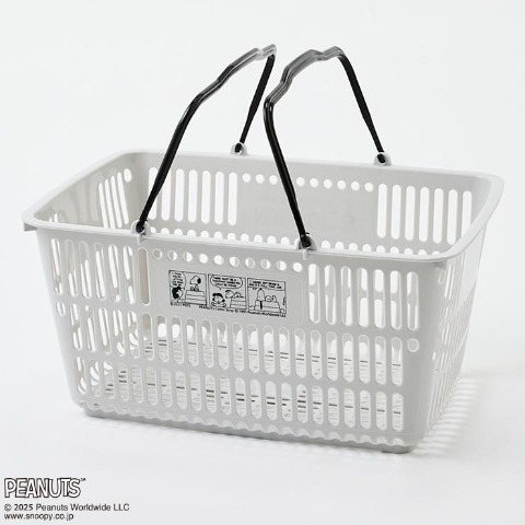 お買い物カゴ（スヌーピー）