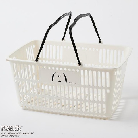 お買い物カゴ（スヌーピー）