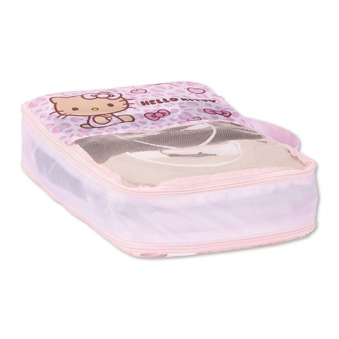 圧縮できるトラベル収納ケースM（ハローキティ）