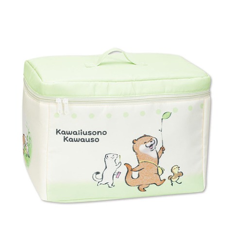 フタ付収納ボックス（可愛い嘘のカワウソ）