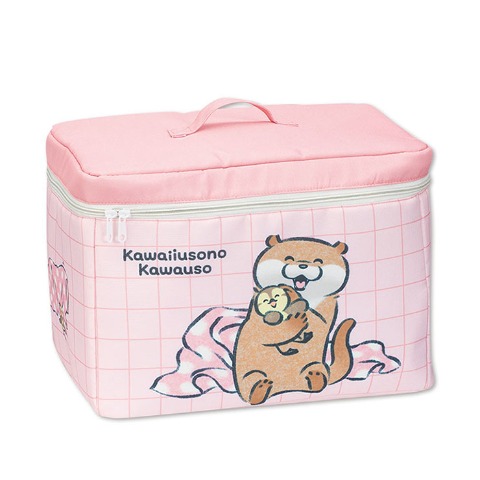 フタ付収納ボックス（可愛い嘘のカワウソ）