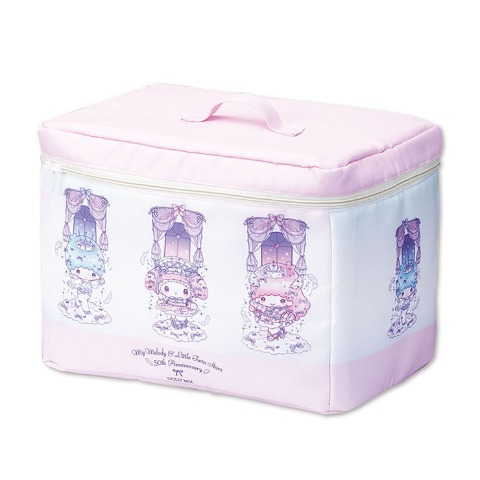 フタ付収納ボックス（マイメロディ・リトルツインスターズ）