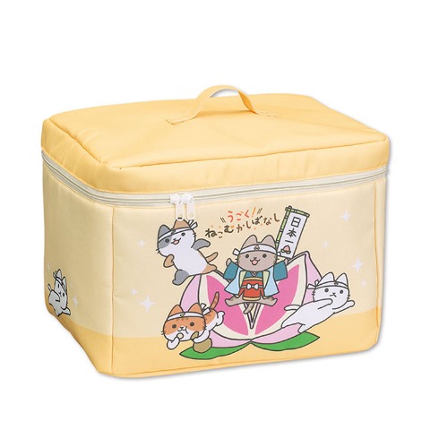 フタ付収納ボックス（うごく！ねこむかしばなし）