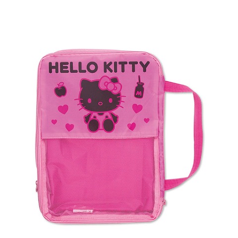 圧縮できるトラベル収納ケースS（ハローキティ）