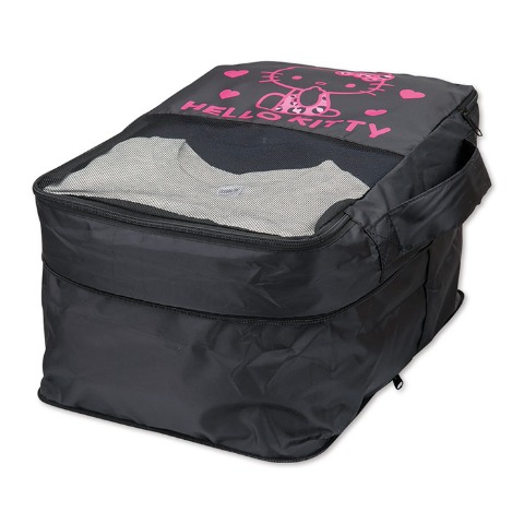 圧縮できるトラベル収納ケースM（ハローキティ）