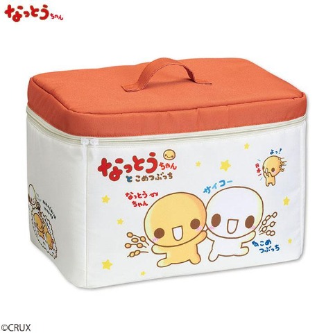 フタ付収納ボックス（なっとうちゃん）