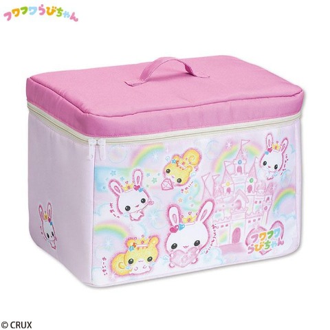 フタ付収納ボックス（フワフワらびちゃん）