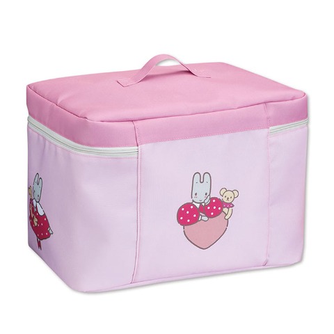 フタ付収納ボックス（マロンクリーム）