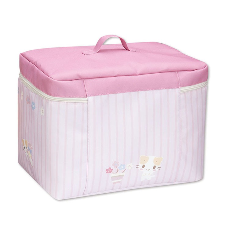 フタ付収納ボックス（マシュマロみたいなふわふわにゃんこ