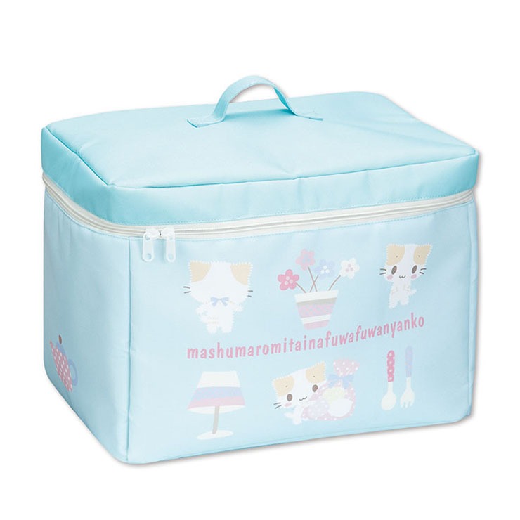 フタ付収納ボックス（マシュマロみたいなふわふわにゃんこ