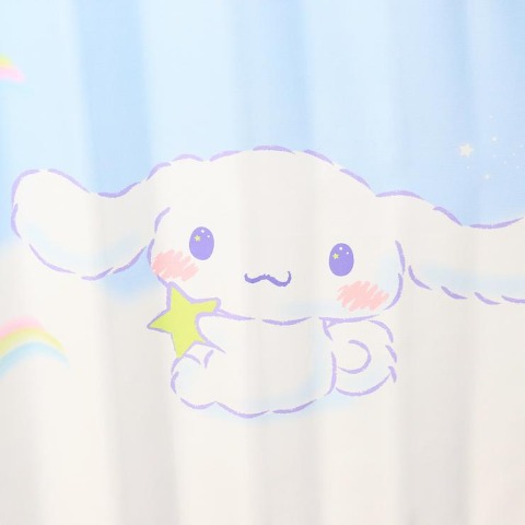 ドレープカーテン【100×110cm】（シナモロール）