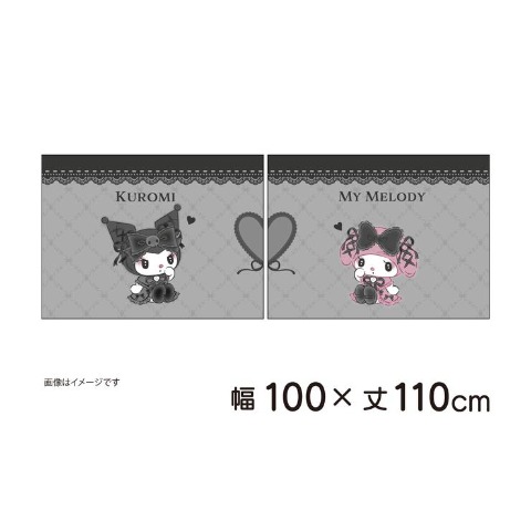 ドレープカーテン【100×110cm】（マイメロディ＆クロミ）