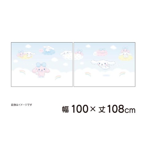 レースカーテン【100×108cm】（シナモロール）