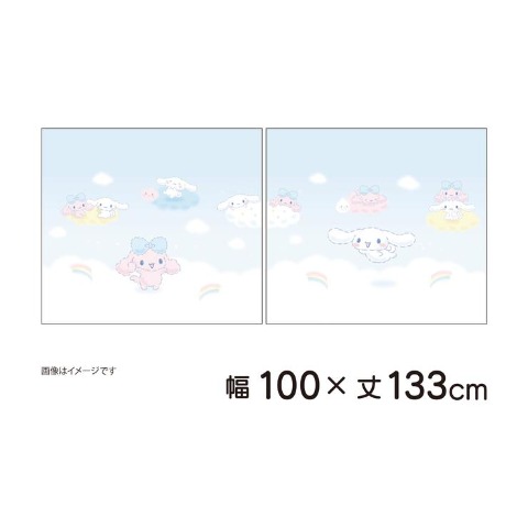 レースカーテン【100×133cm】（シナモロール）