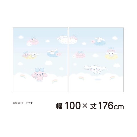 レースカーテン【100×176cm】（シナモロール）