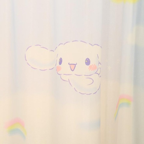 レースカーテン【100×176cm】（シナモロール）