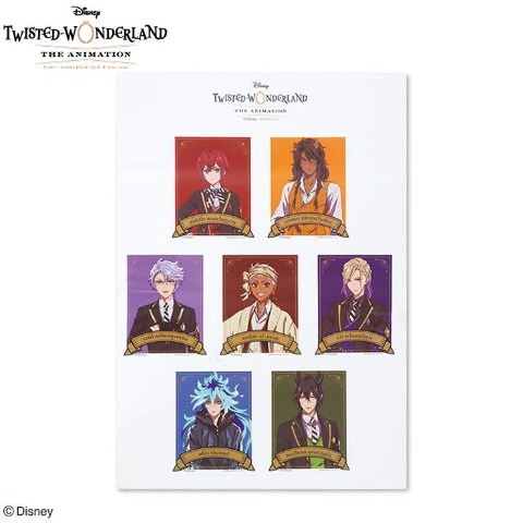 ウォールステッカー（ディズニー ツイステッドワンダーランド ザ アニメーション）