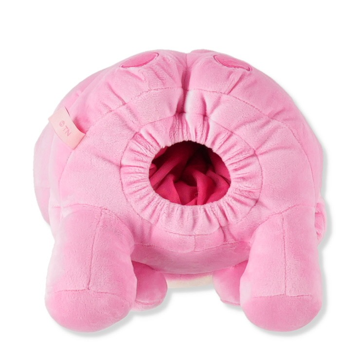 にっこりーノ スゴロクくじ 大当たり賞品 トイレのティッシュケース　ピンク ぬいぐるみティッシュケース（カクレモモジリ） | アベイル | しまむら