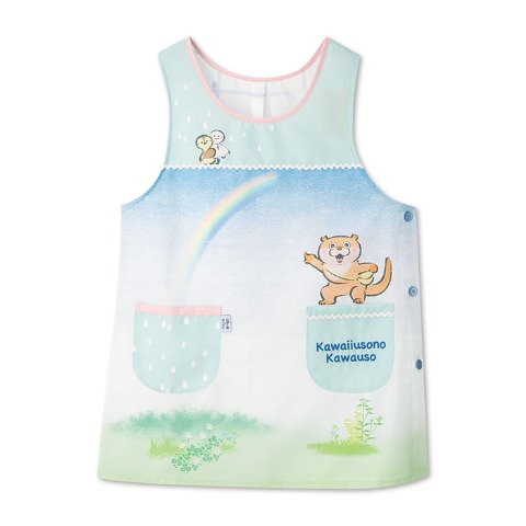 レディース　エプロン（可愛い嘘のカワウソ）