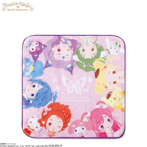 ミニタオル（Yes!プリキュア5 GoGo!×Sanrio characters）