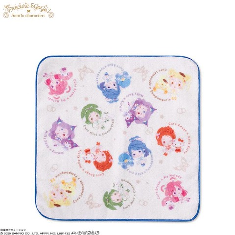 ミニタオル（Yes!プリキュア5 GoGo!×Sanrio characters）