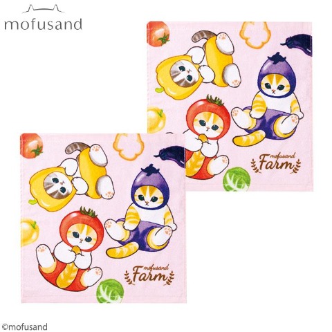2枚組ハンドタオル（mofusand）