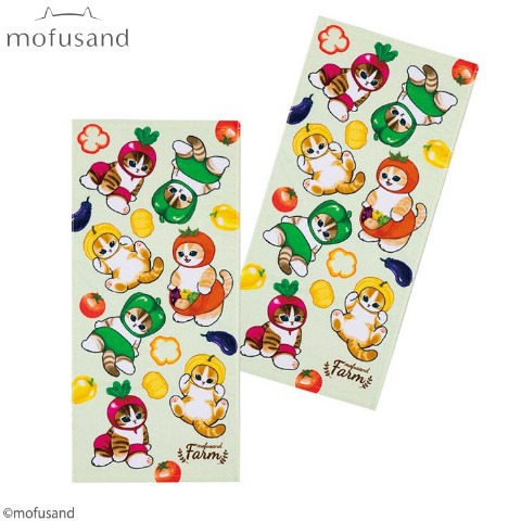2枚組フェイスタオル（mofusand）