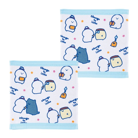 2枚組ハンドタオル（お文具といっしょ）
