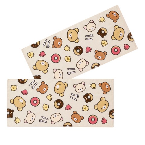 2枚組フェイスタオル（リラックマ）