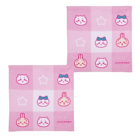 2枚組ハンドタオル（ちいかわ）