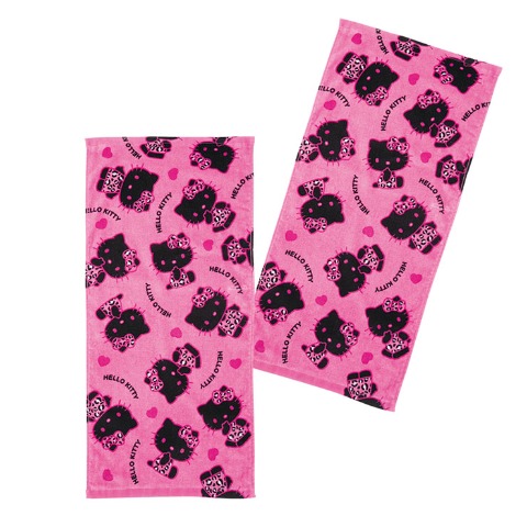 2枚組フェイスタオル（ハローキティ）