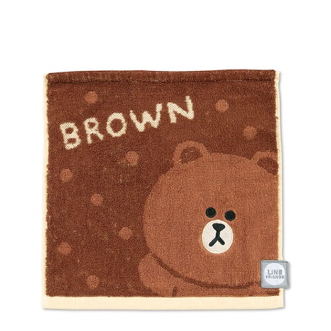 キャリータオル（LINE FRIENDS ブラウン）