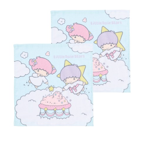 2枚組ハンドタオル（リトルツインスターズ）