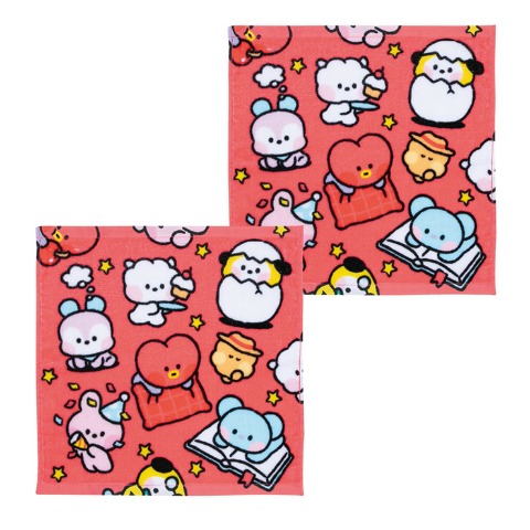 2枚組ハンドタオル（BT21）