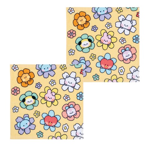 2枚組ハンドタオル（BT21）