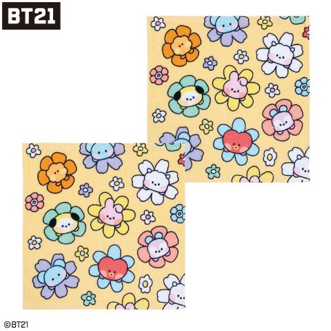 2枚組ハンドタオル（BT21）