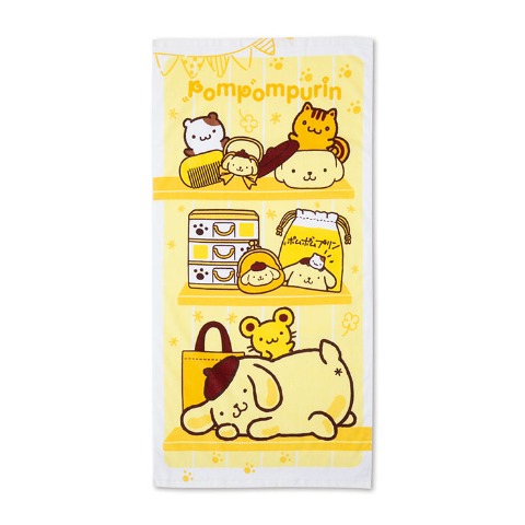 バスタオル（ポムポムプリン）