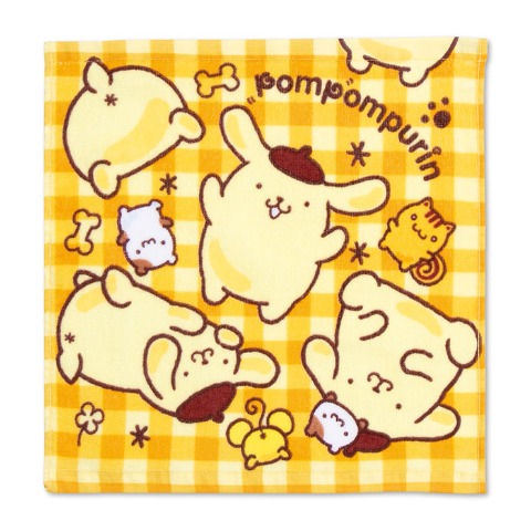 2枚組ハンドタオル（ポムポムプリン）