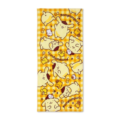 2枚組フェイスタオル（ポムポムプリン）