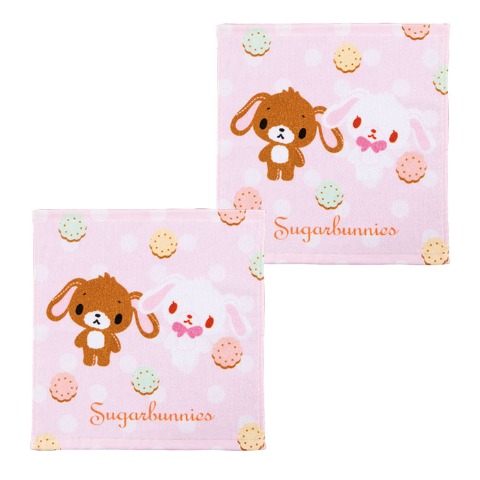 2枚組ハンドタオル（シュガーバニーズ）