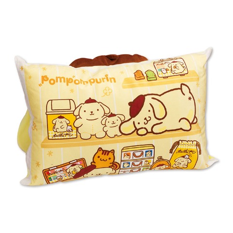 カバー付枕（ポムポムプリン）