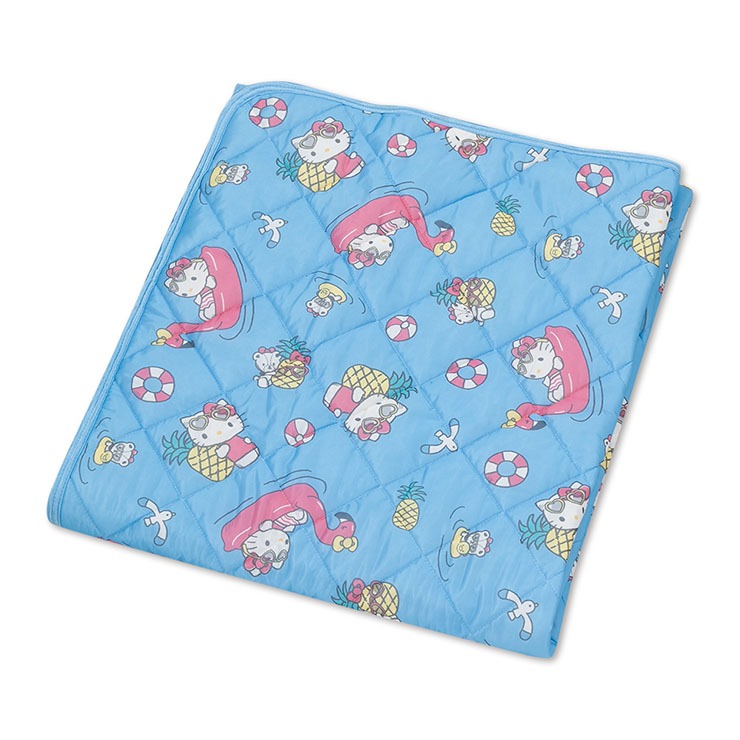 ハローキティ 冷感敷きパッド D 140x205cm ダブル　日焼けキティ ハローキティ 冷感 敷きパッド/タオルケット 【公式通販】