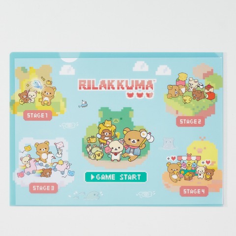 A4クリアホルダー（リラックマ）
