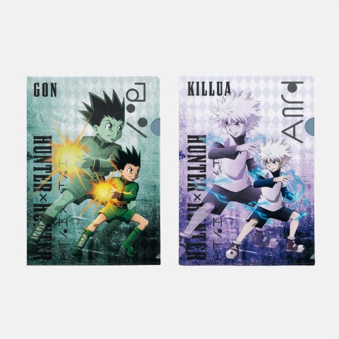2枚組クリアファイル（アニメ『HUNTERｘHUNTER』）