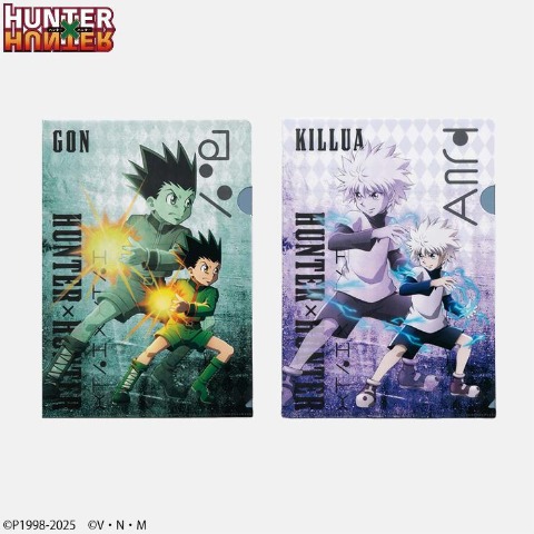 2枚組クリアファイル（アニメ『HUNTERｘHUNTER』）