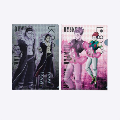 2枚組クリアファイル（アニメ『HUNTERｘHUNTER』）