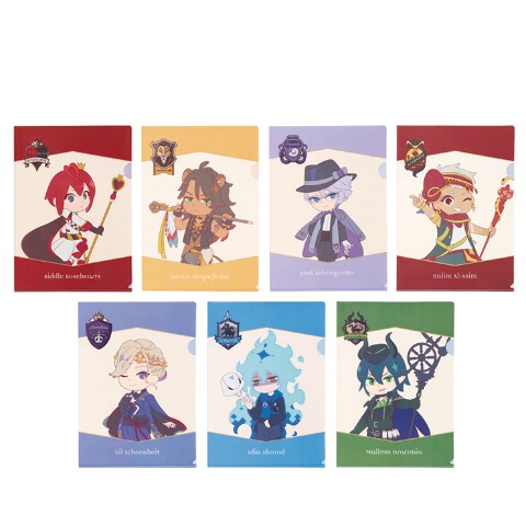 クリアファイル7枚セット（ディズニー ツイステッドワンダーランド ザ アニメーション）