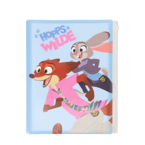 ファスナー付6ポケットクリアファイル（ニック&ジュディ）