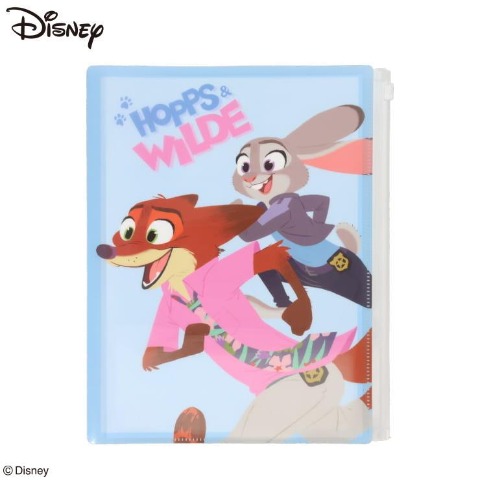 ファスナー付6ポケットクリアファイル（ニック&ジュディ）