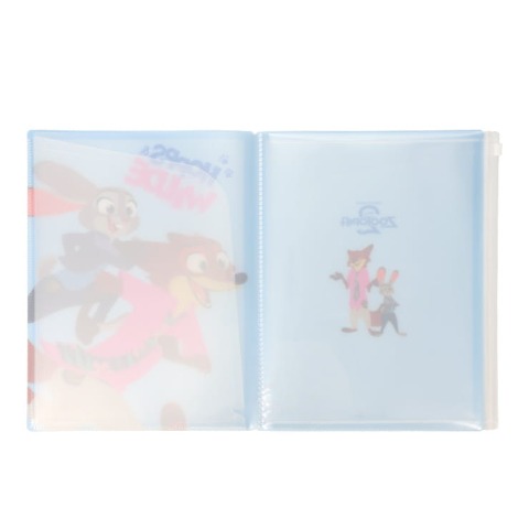 ファスナー付6ポケットクリアファイル（ニック&ジュディ）